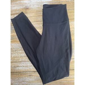 Nike Dri Fit Leggings Black High Rise Small Yoga Activewear Athletic Sleek